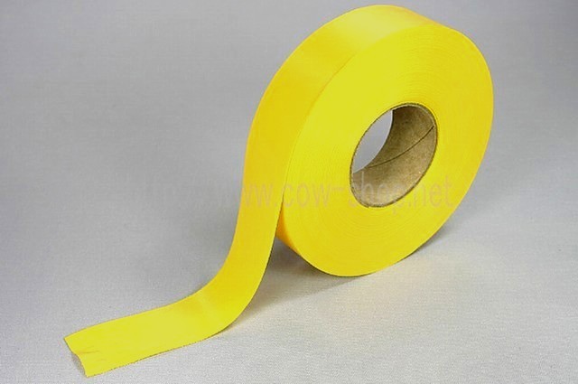 標識テープ　30巾×100ｍ黄